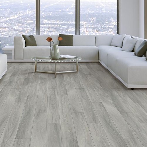 Living Room Gray Greige Luxury Vinyl Plank LVP -  Floorida Floors in Tallahassee, FL