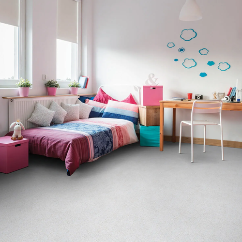 Grey Carpet floors in a family home