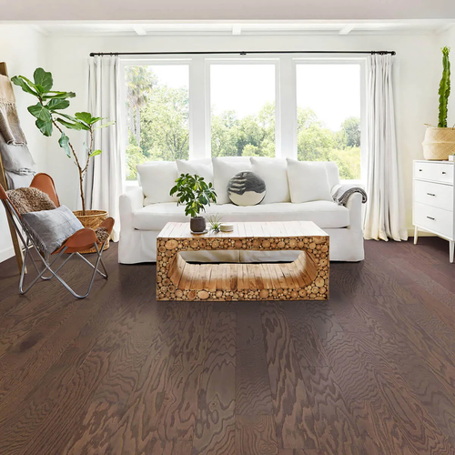 Dark wood floors in a Tallahassee, FL home