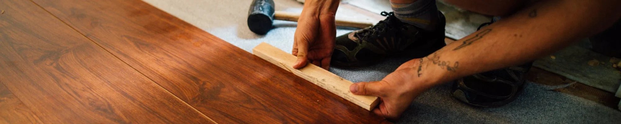 Hardwood flooring installation in a Tallahassee, FL home